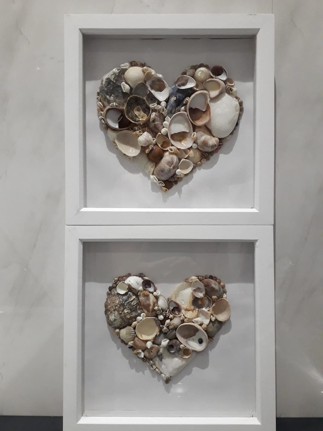 Shell Art Heart - White edition
