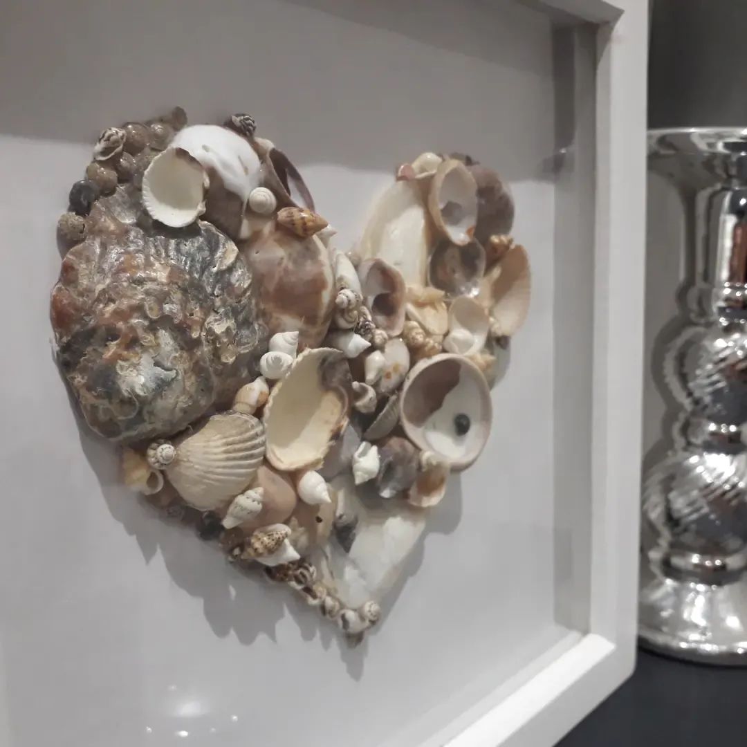 Shell Art Heart - White edition