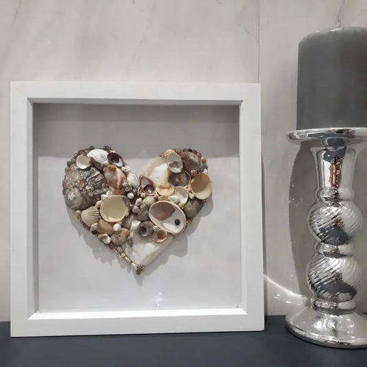 Shell Art Heart - White edition